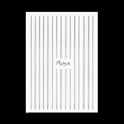 Moyra Nail Art Strips - Chain, Silver No. 02, Moyra
